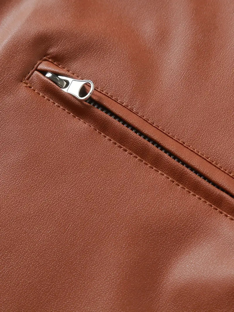 Casual leather Jacket