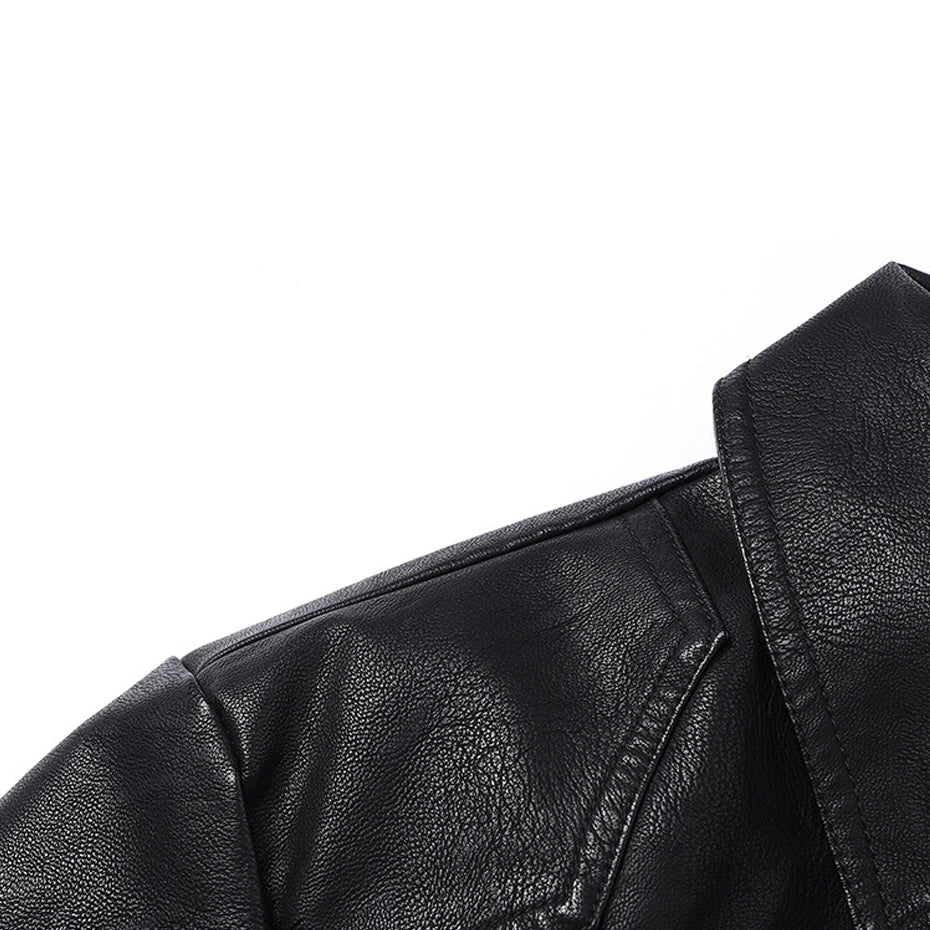 Veste de motard élégante en cuir
