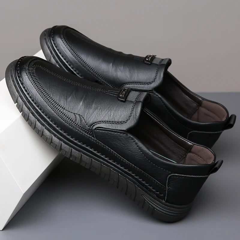Elegant Leather Slip-On Shoes