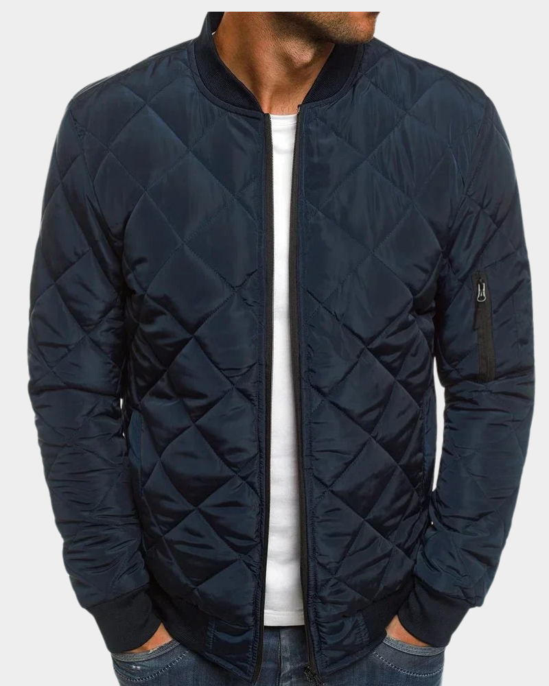 Andrew | Quilted Bomber Jacket