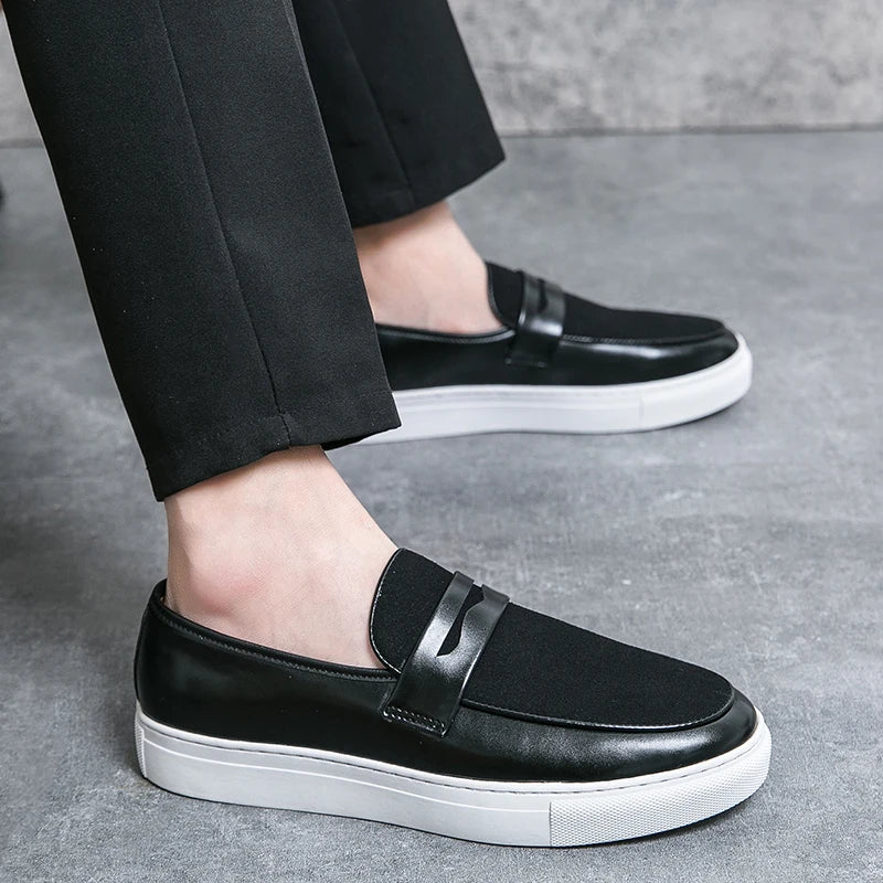 Mocassins en daim italien