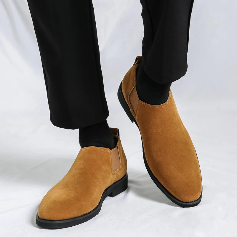Chaussures élégantes en daim à l'anglaise