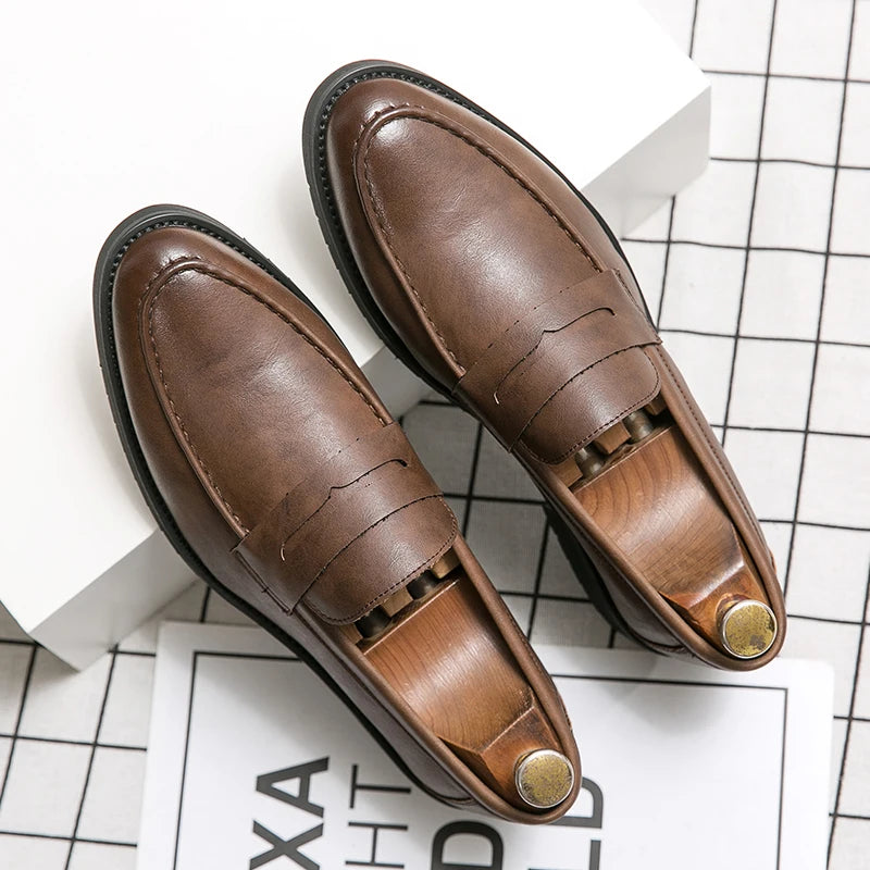 Mocassins habillés en cuir élégants