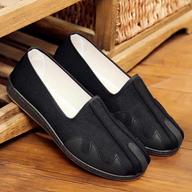 Mocasines elegantes de lona
