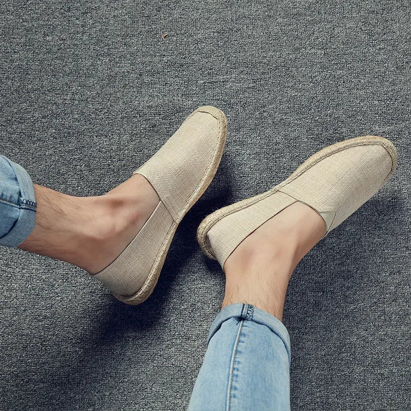 Vintage espadrilles voor heren