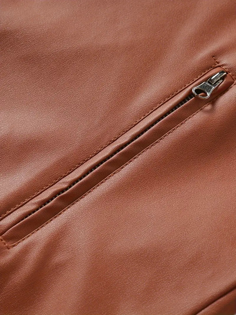 Casual leather Jacket