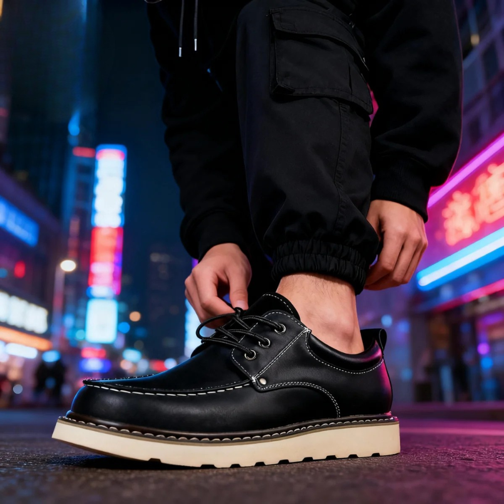Retro Casual Leather Shoes