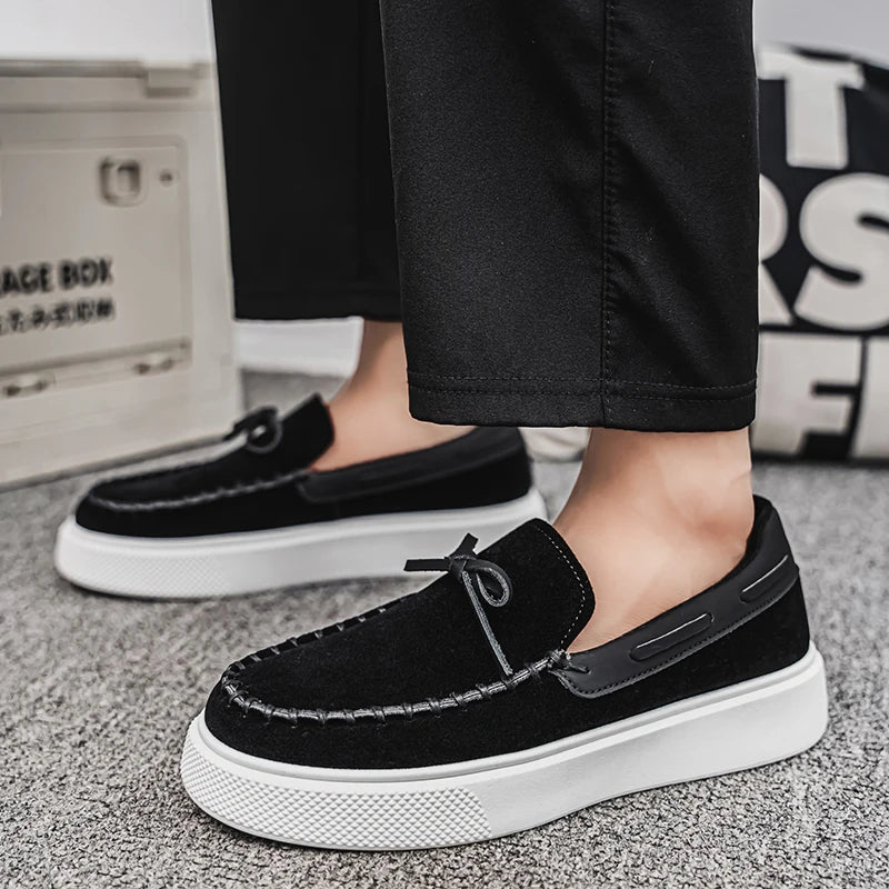 Chaussures élégantes en daim