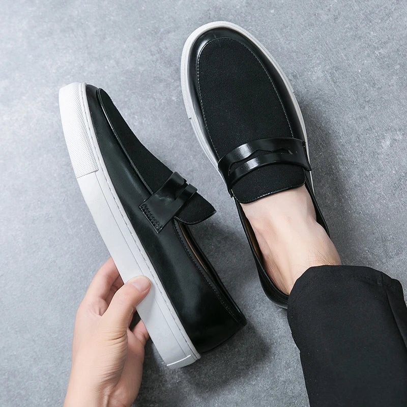 Mocassins en daim chic