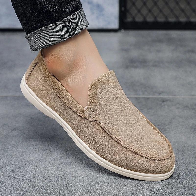 Mocassins élégants en daim pour homme