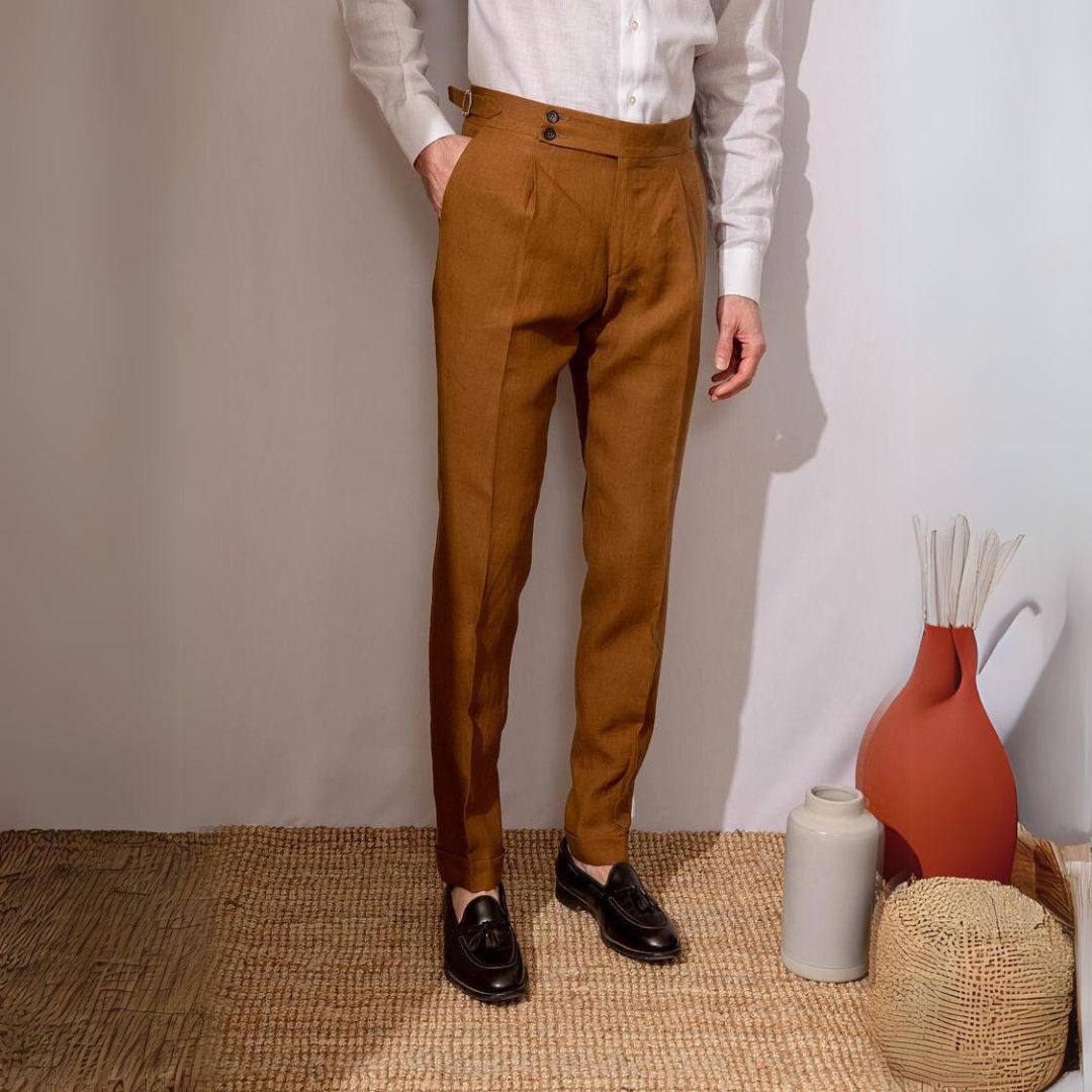 Gold Coast Linen Pantalon