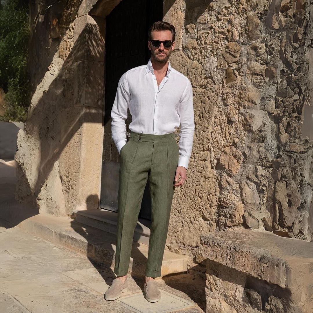 Gold Coast Linen Pantalon