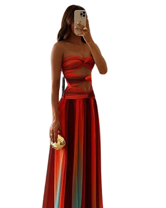 Valentina Elegant Maxi Dress