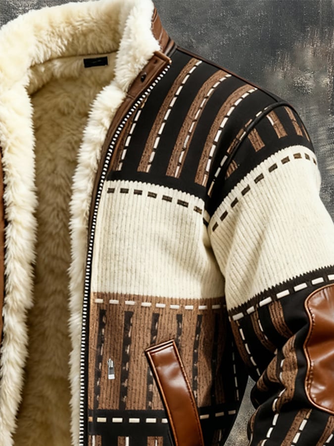 Retro Fleece Lined Jacket