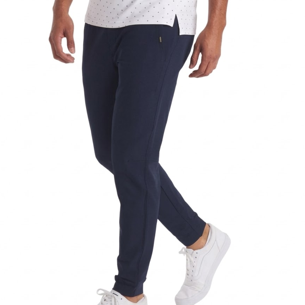 Eleganti pantaloni elasticizzati da uomo