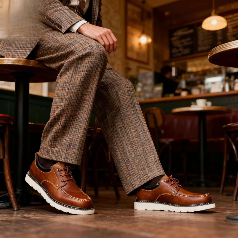 Retro Casual Leather Shoes
