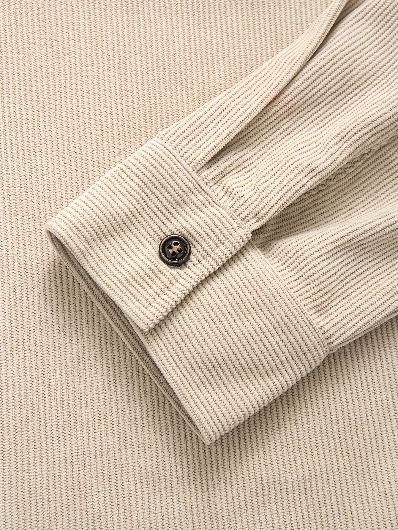 Cardigan décontracté en velours côtelé