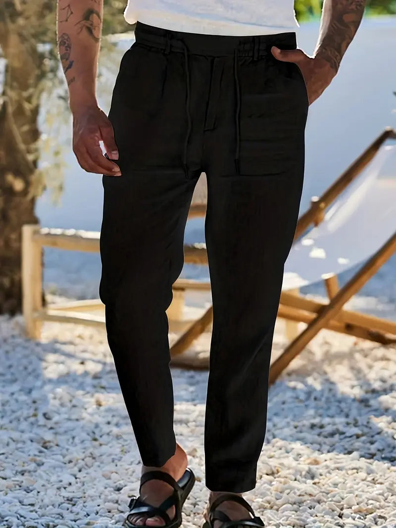 Pantaloni di lino eleganti