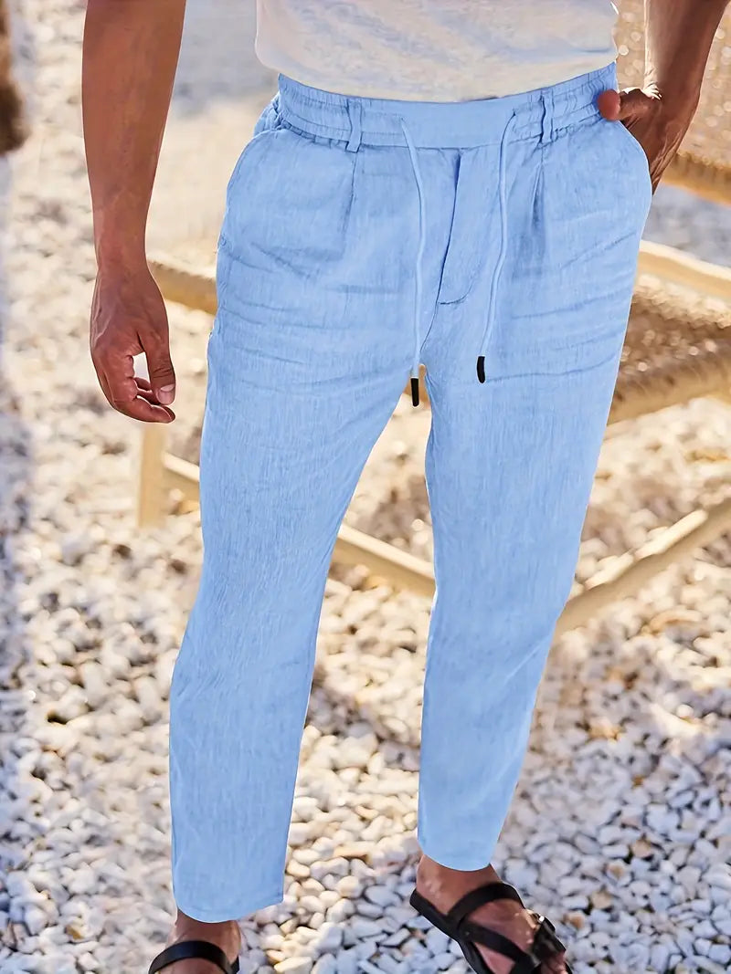 Pantaloni di lino eleganti