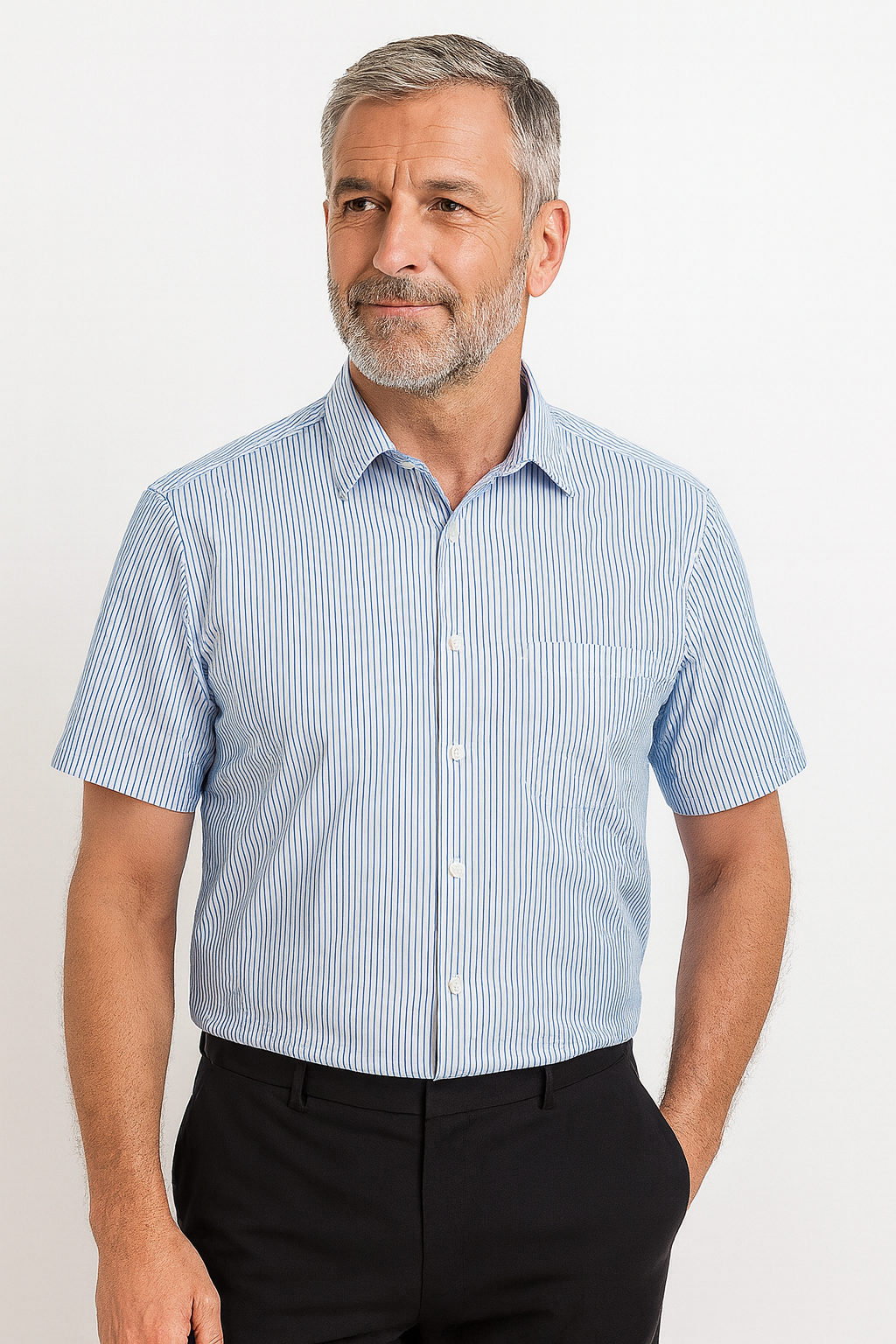 Short Sleeved Business Shirt