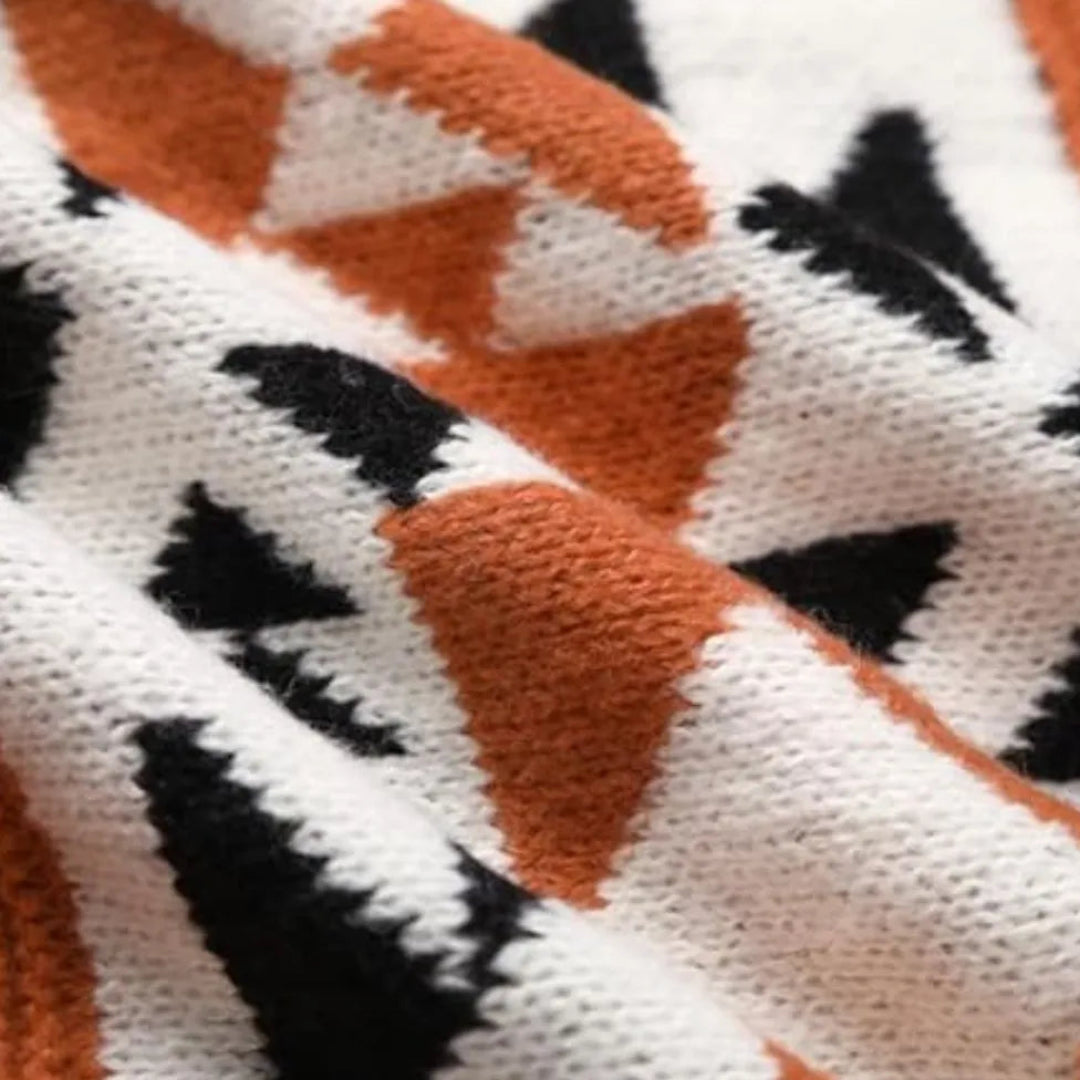 Elegant Jacquard Cardigan