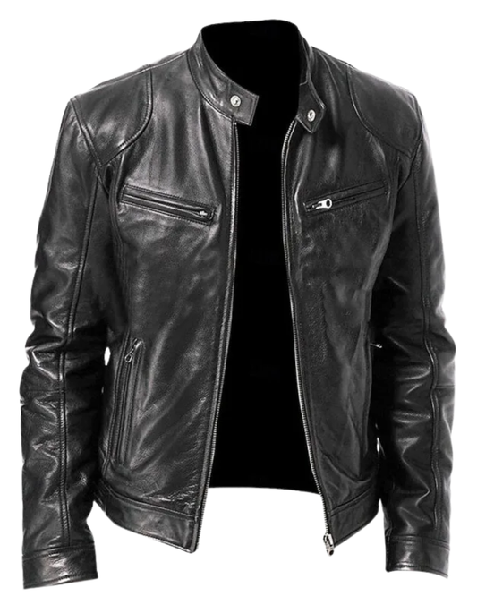 Giacca in pelle premium