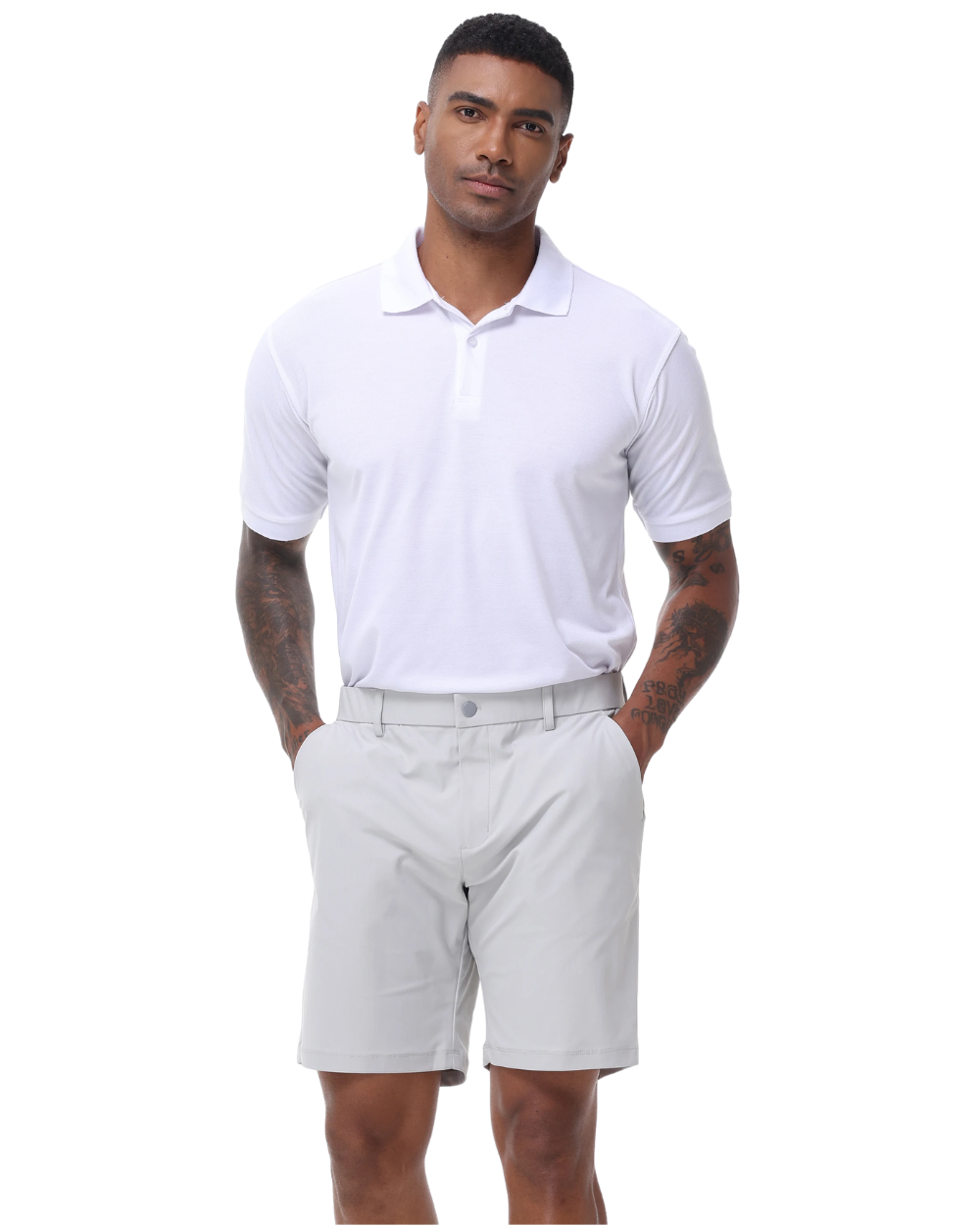 Calções de golfe elegantes