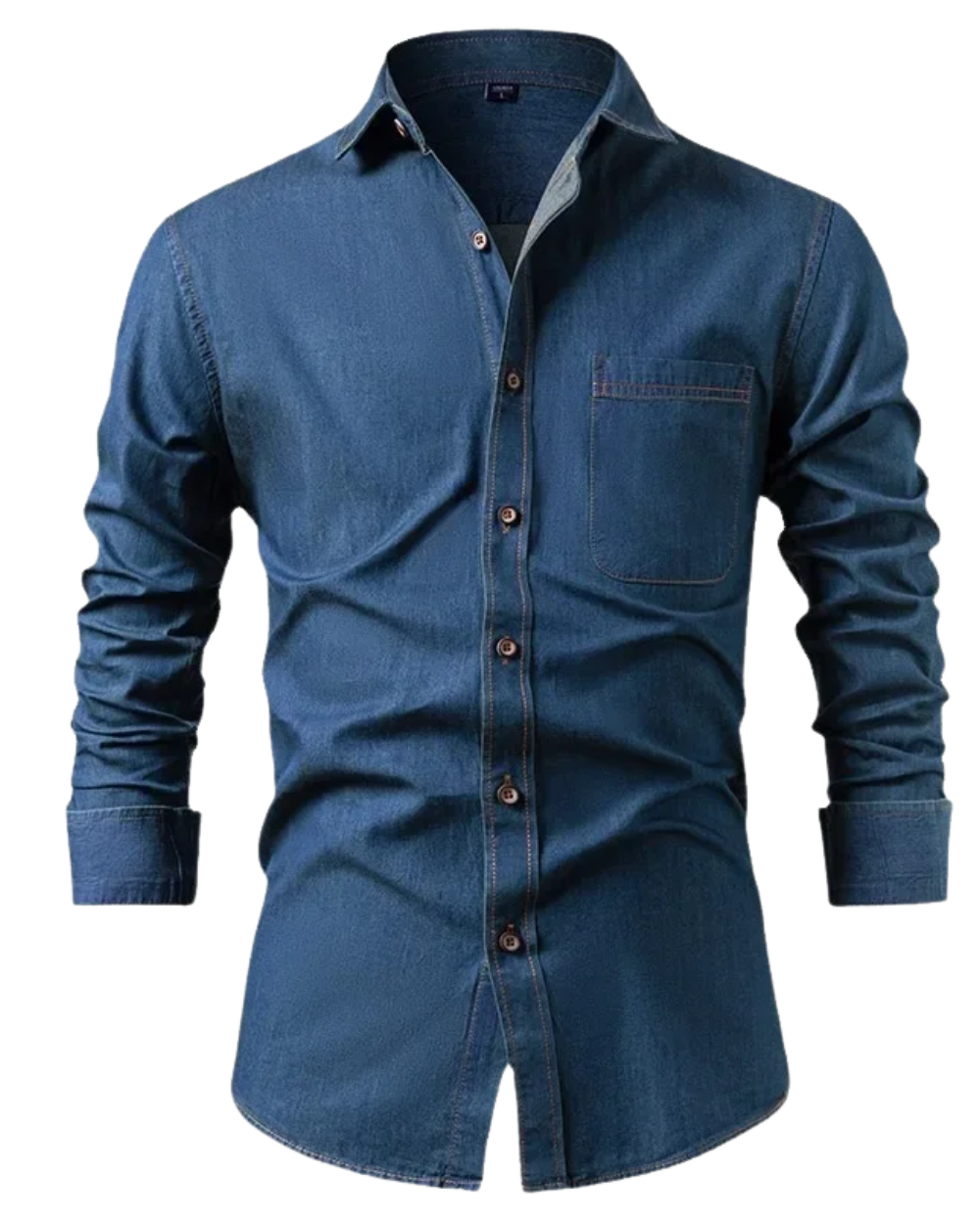 Chemise en jean décontractée