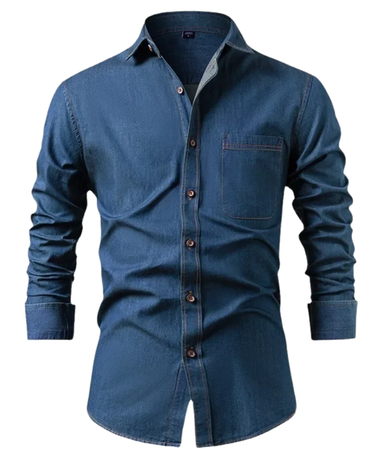 Chemise en jean décontractée