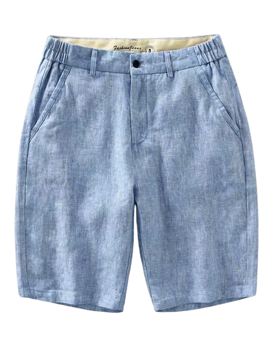 Eleganti pantaloncini estivi in lino