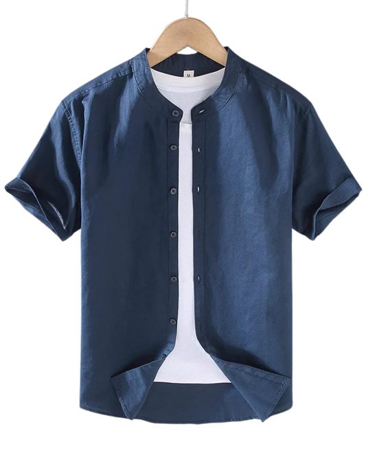 Eleganti camicie di lino a maniche corte