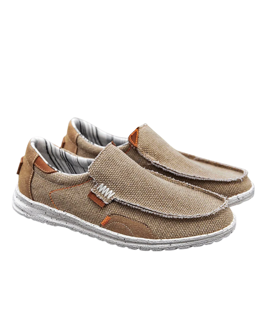 Mocassins élégants en toile