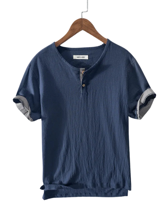 Elegante camicia estiva in cotone