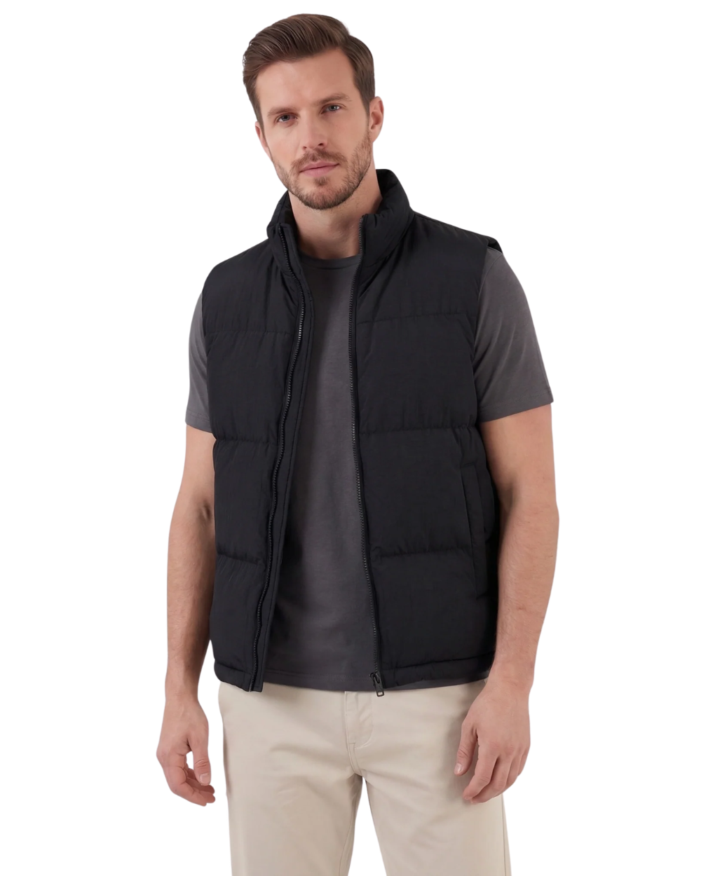 Élégante veste matelassée sans manches