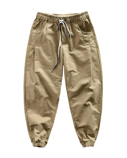 Eleganti pantaloni cargo in cotone