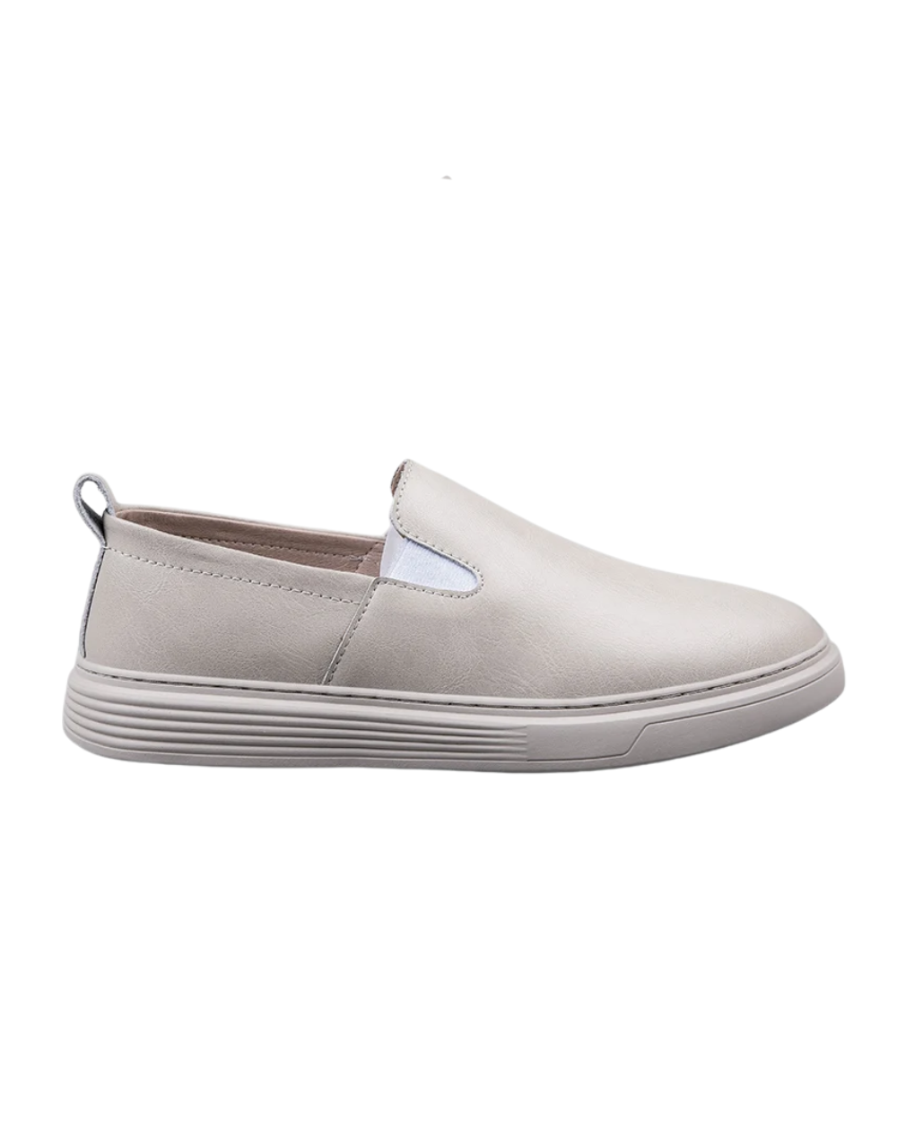 Sapatos Slip-On em pele
