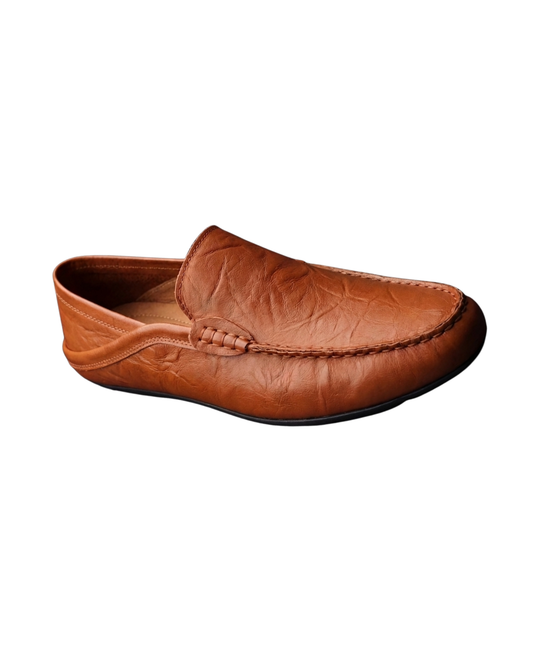 Mocassins de couro casuais