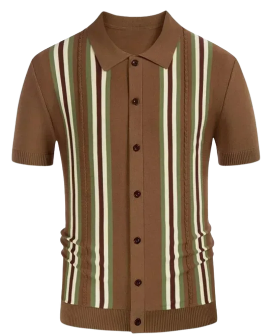 Chemise en maille à manches courtes