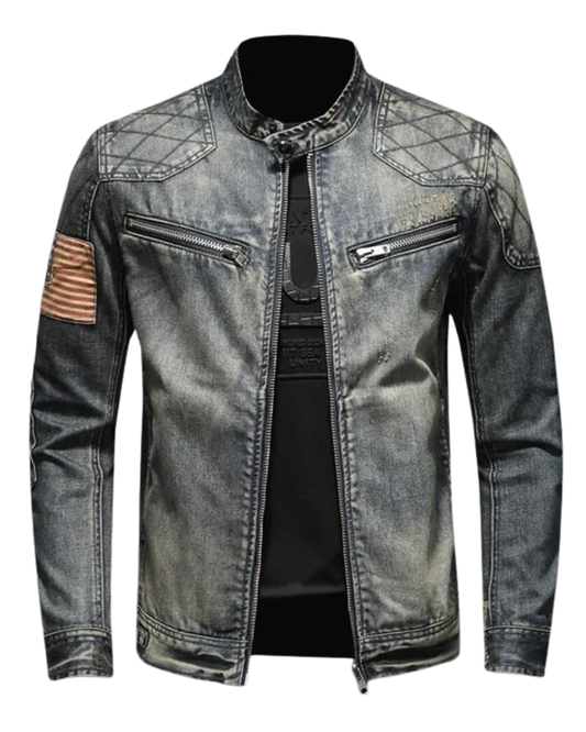 Veste en jean rétro