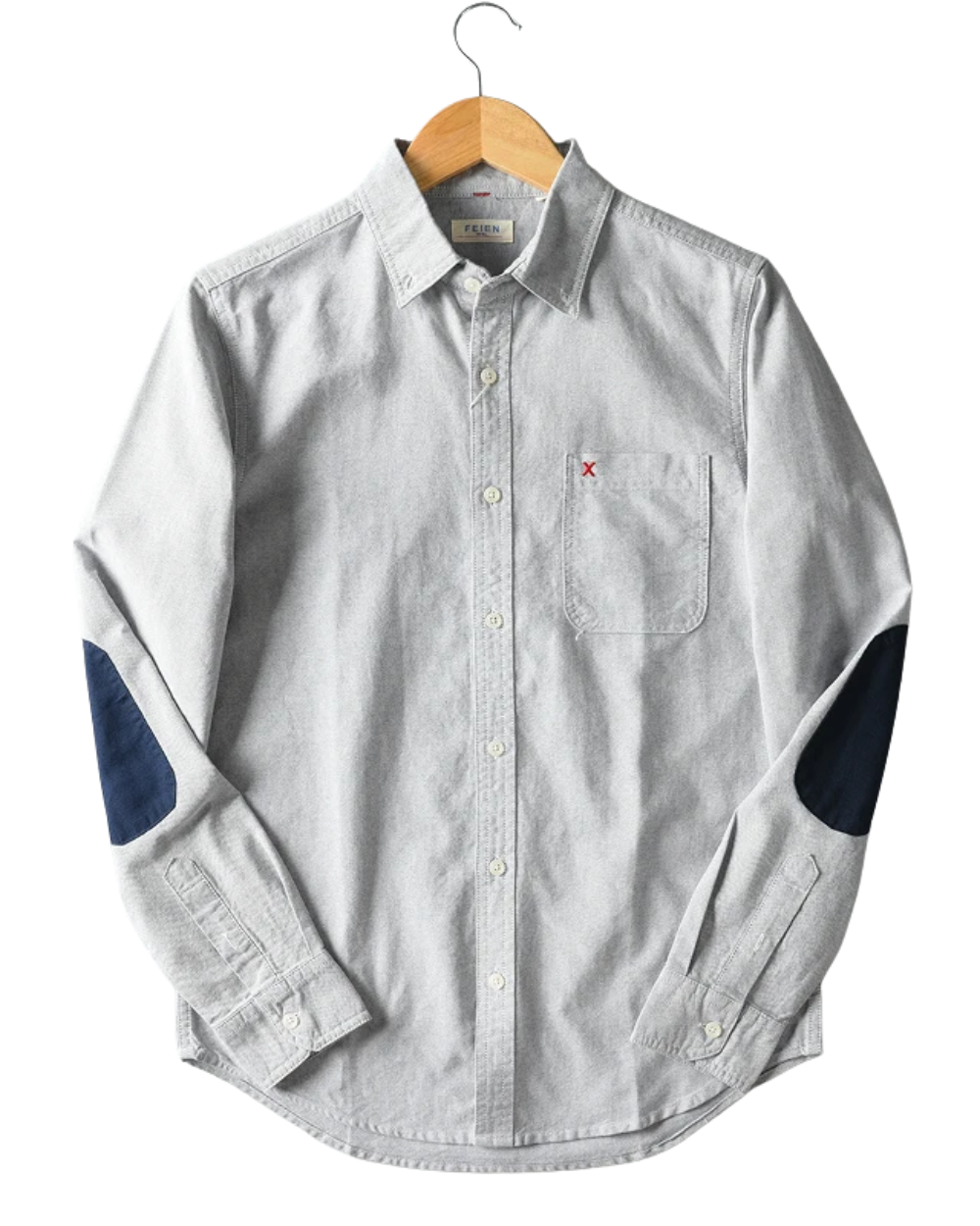 Κομψό βαμβακερό πουκάμισο Oxford