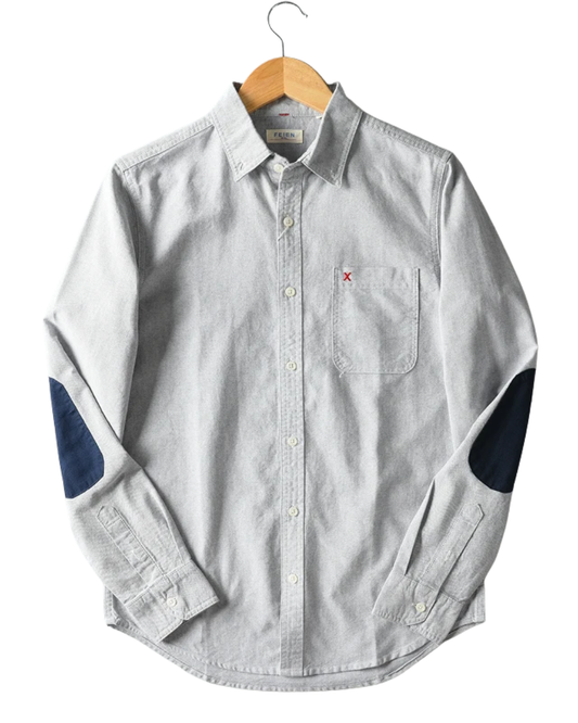 Κομψό βαμβακερό πουκάμισο Oxford