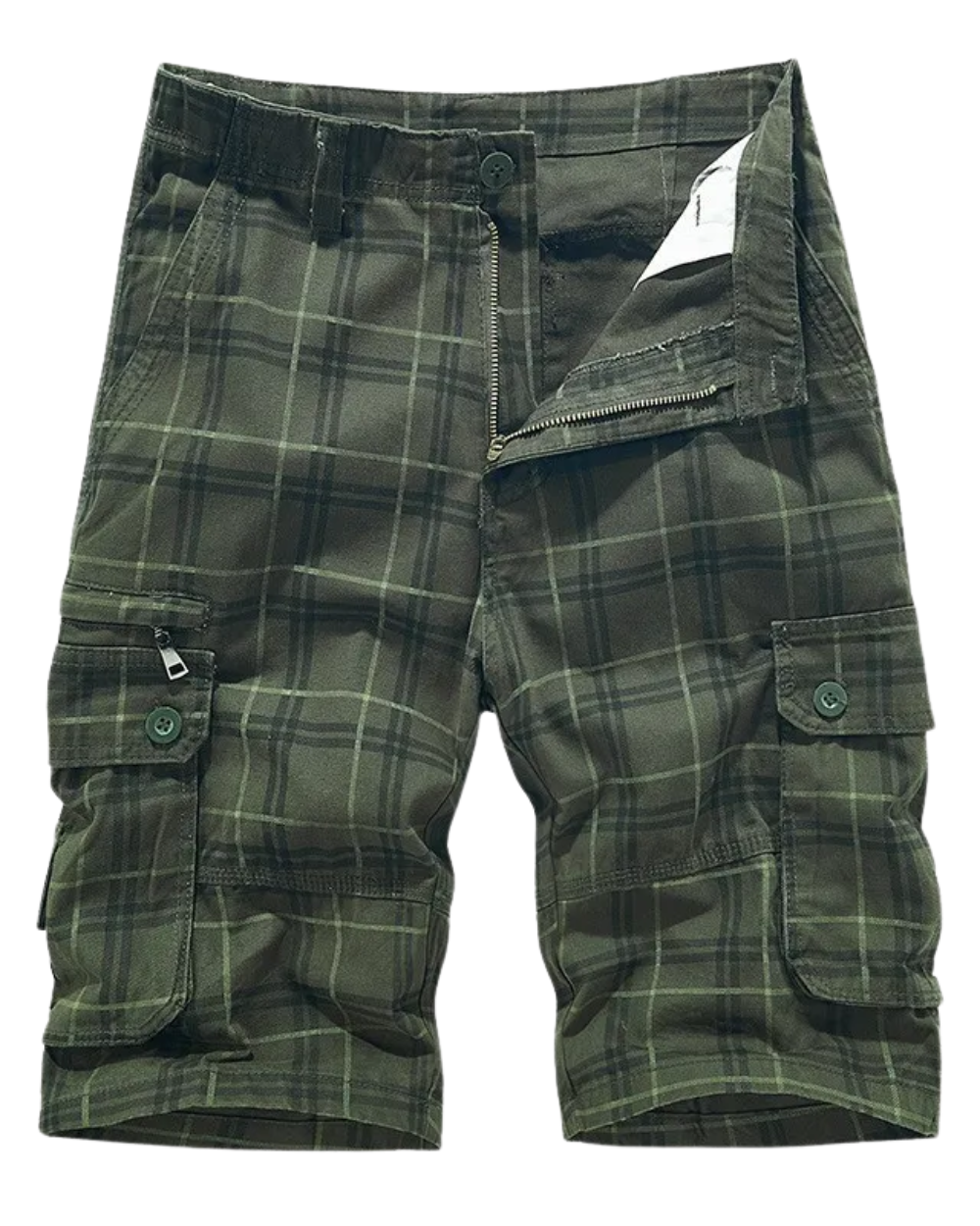 Eleganti pantaloncini cargo in cotone