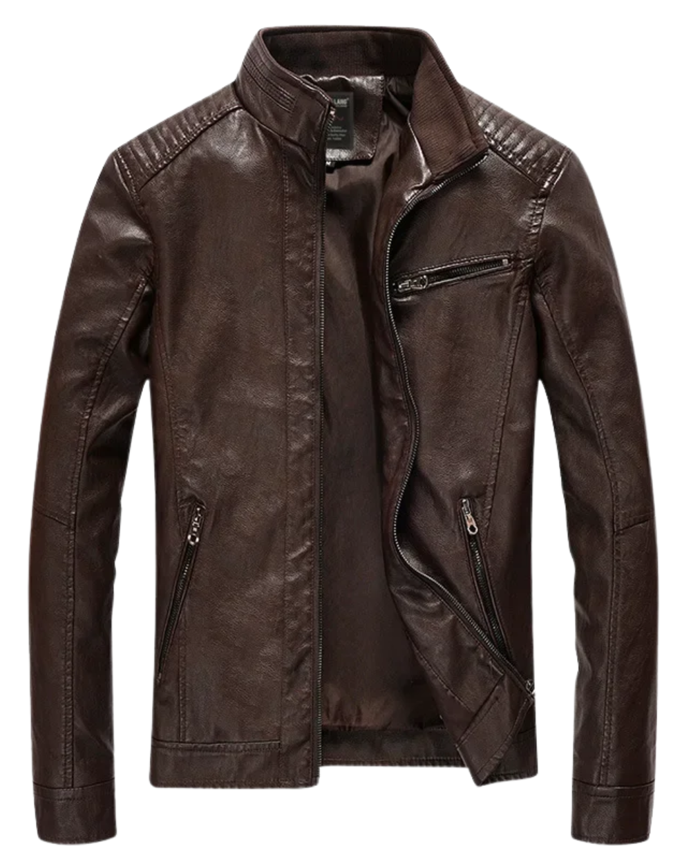 Giacca di pelle casual