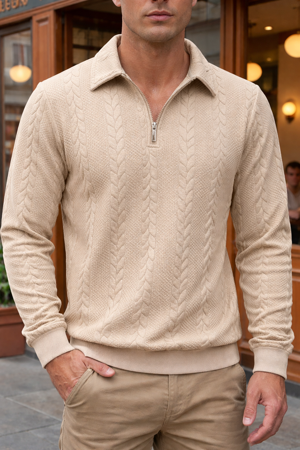Italian Zip Sweater