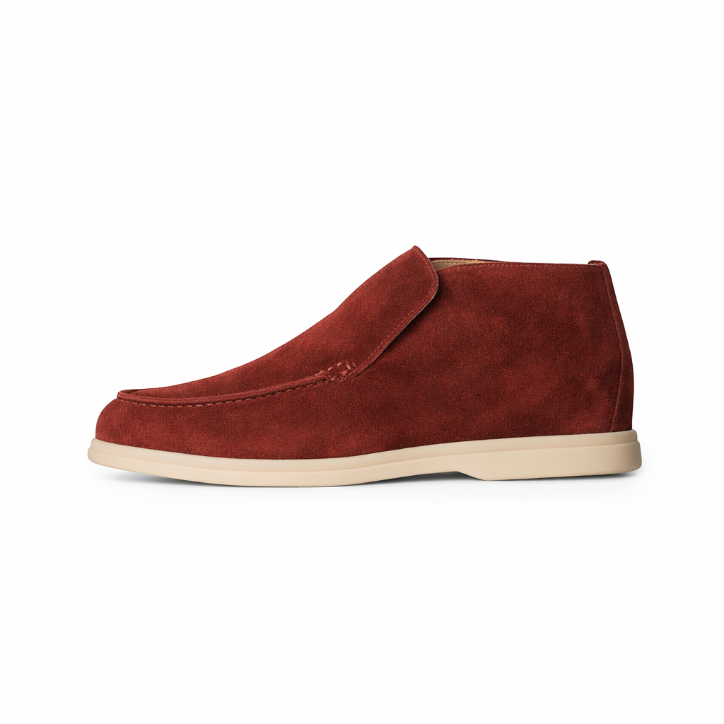 Elegante hoge suède Loafers