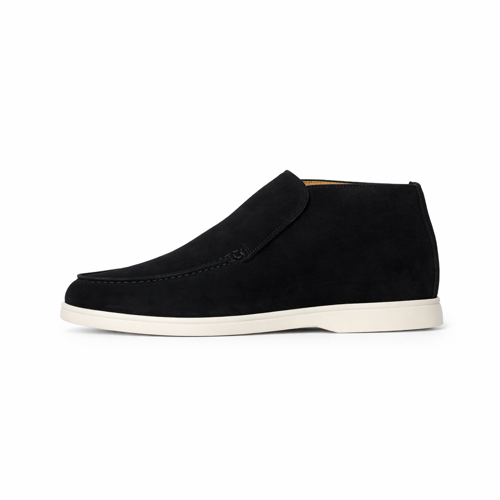Elegante hoge suède Loafers