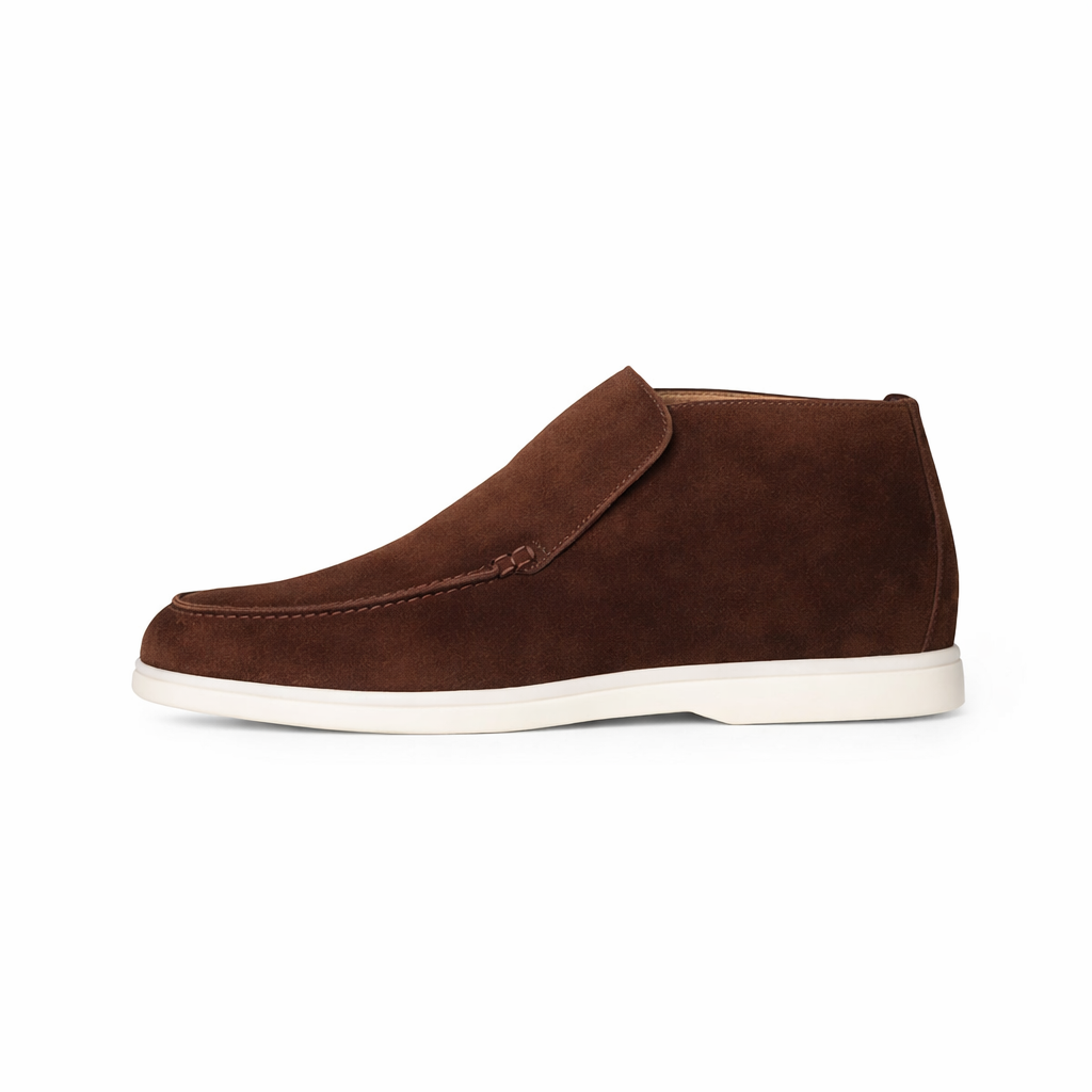 Elegante hoge suède Loafers
