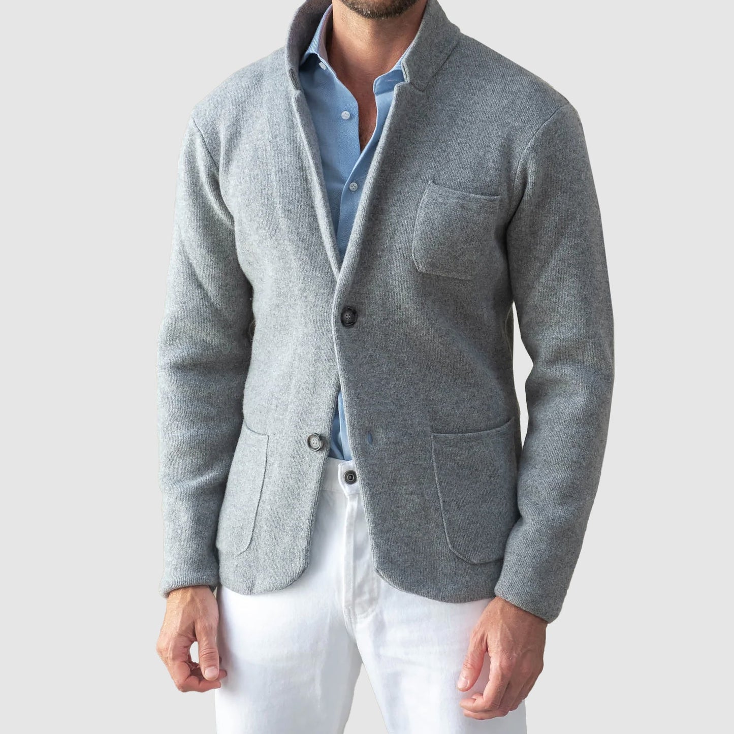 Elegante gilet lavorato a maglia