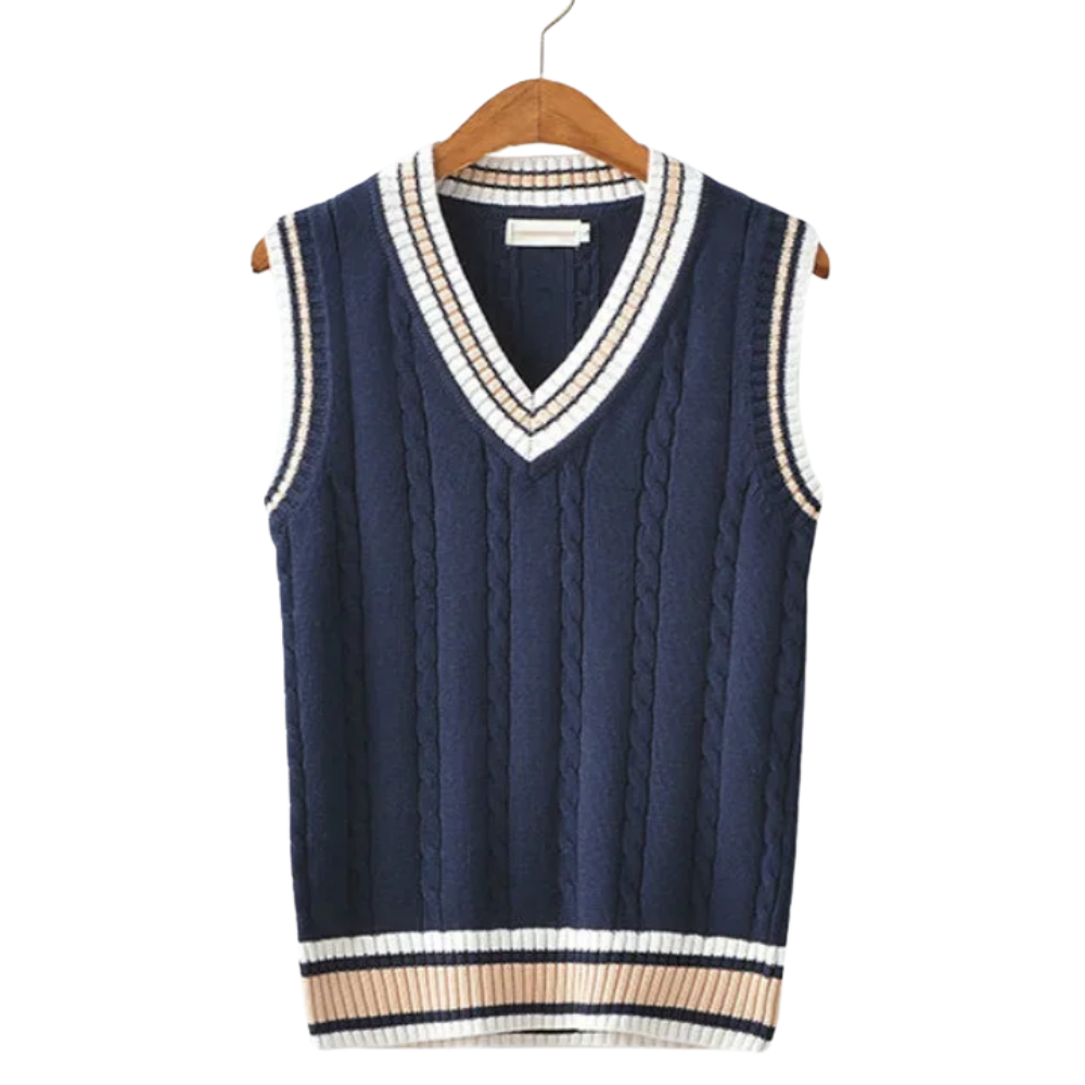 Elegante gilet da uomo senza maniche