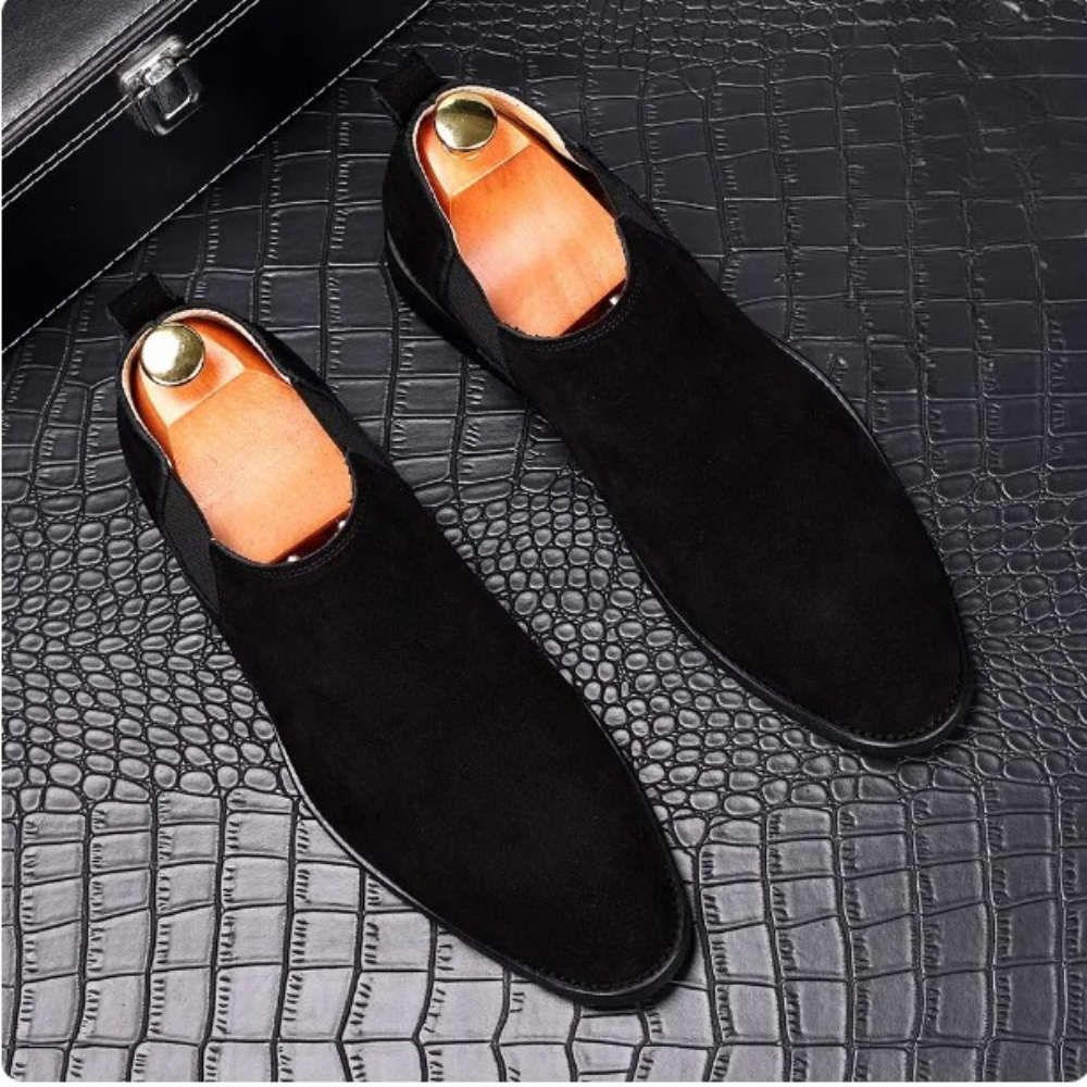 Bottes Chelsea élégantes en daim